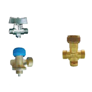 Sundry valves for LPG  male - male with legs