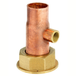 Copper fittings with 1/8 thread bushing