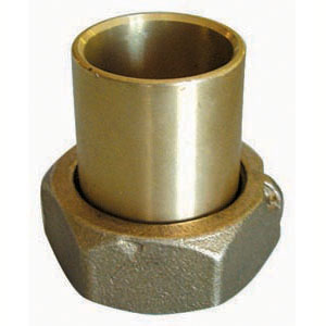 Brass fittings with sealable nut and joint