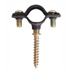 Metallic laminated clamps with lag bolt