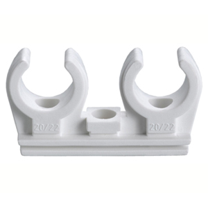 Double polypropylene pressure clamps