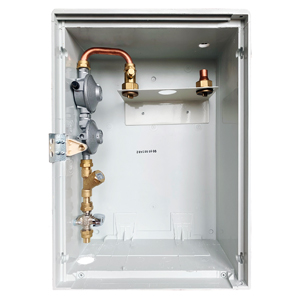 LPG 150 mbar 1-C Cu CABINET WITH INSPECTION HOLE