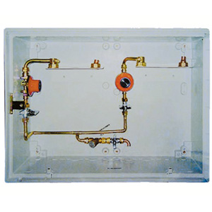 LPG 800 mbar 2-C Cu CABINET WITH INSPECTION HOLE