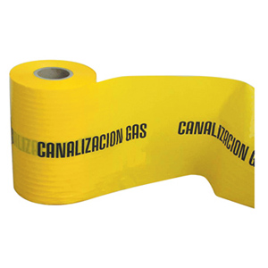Signage tape for underground piping