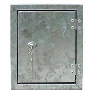 GALVANISED CABINET WITH SERVICE KEY